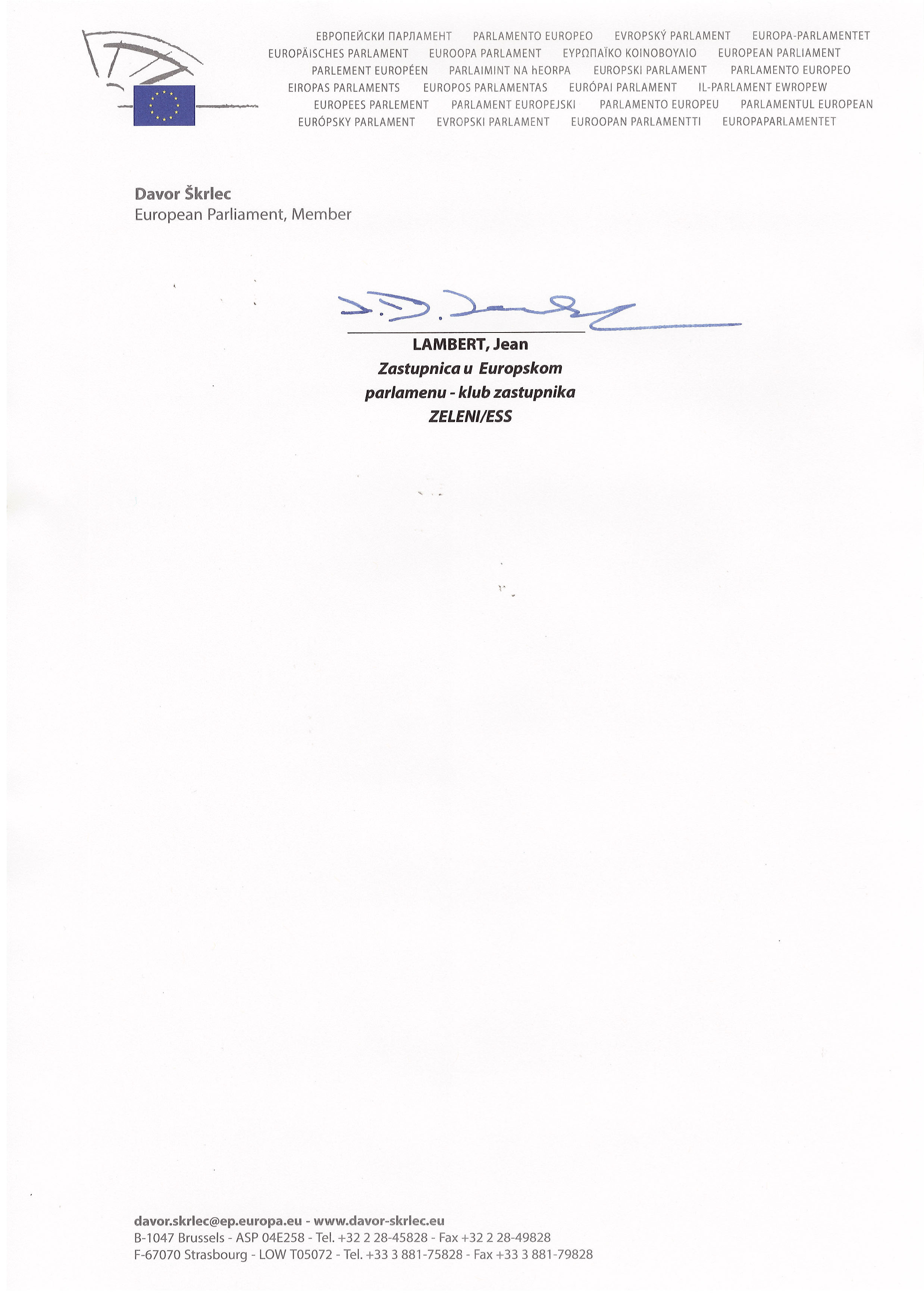 Otvoreno pismo Zelenih zastupnika u Europskom parlamentu Predsjedniku Josipoviću-5
